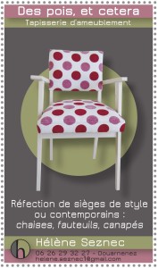 affiche : réfection de siège de style